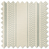 Trellis Prints, Noble Stripe Bud Green - Twist&Fit Roman Blind